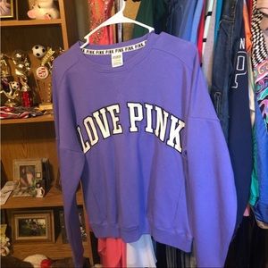 VS PINK PURPLE SWEATSHIRT
